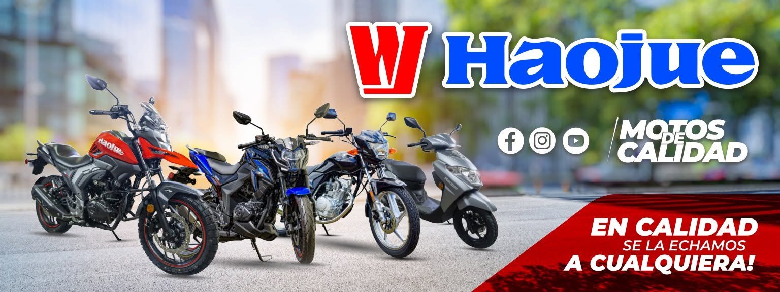 Motos Haojue: en calidad se la echamos a cualquiera